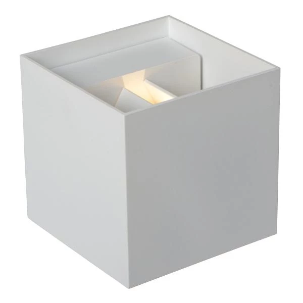 Lucide AXI - Wandstrahler / Wandleuchte Badezimmer - LED - 2x7W 2700K - IP54 - Einstellbarer Abstrahlwinkel - Weiß - detail 2